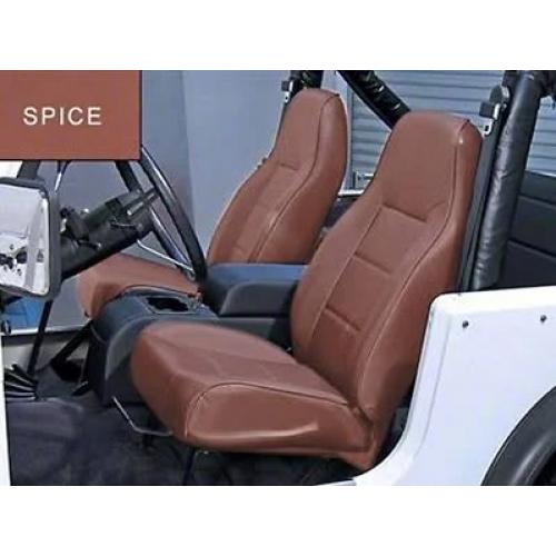 Standard Replacement High-Back Seat, Spice, 76-02 Jeep CJ & Wrangler