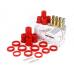 Front Control Arm Bushing Kit, Red, 84-01 Jeep Cherokee (XJ)