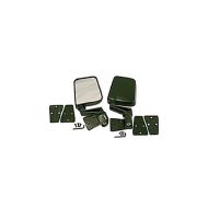 Door Mirror Kit, Black, 87-02 Jeep Wrangler