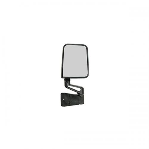 Door Mirror, Black, Right Side, 87-02 Jeep Wrangler