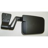 Door Mirror, Black, Left Side, 87-02 Jeep Wrangler