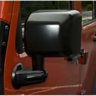 Door Mirror, Black, Left Side, 07-14 Jeep Wrangler (JK)