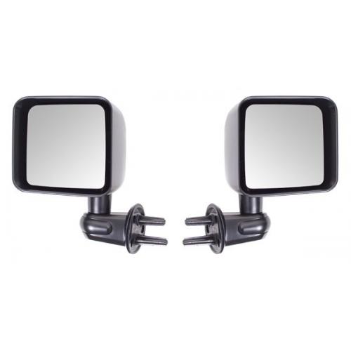 Door Mirror Kit, Black, 07-13 Jeep Wrangler (JK)