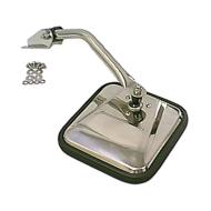 CJ-Style Mirror Head Arm, Chrome, Left Side, 55-86 Jeep CJ Models
