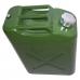 Jerry Can Gas Tank, Metal 5-Gallon In Olive Drab, (With Plastic Nozzle)
