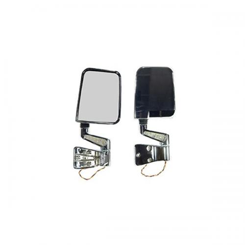 Led Mirror Pair, Chrome, 87-02 Wrangler
