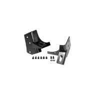 Windshield Hinge Light Bracket Pair, Black, 97-06 Wrangler