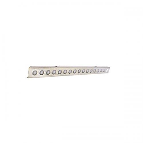 Stainless Steel Front Bumper With Holes, 55-86 Jeep CJ Models