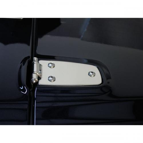 Hood Hinges, 97-06 Jeep Wrangler/Unlimited, Stainless