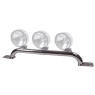 Light Bar, Bumper Mounted, Stainless Steel, Rugged Ridge, Jeep Wrangler (TJ) 97-06