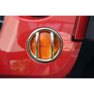 Euro Guard Pair Turn Signal Stainless Steel JK Wrangler 07-10