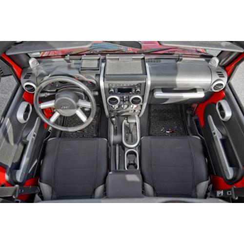 Interior Trim Kit, Brushed Silver, 07-10 Jeep Wrangler Unlimited (JK)