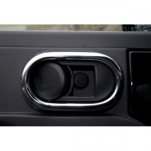 Interior Door Handle Trim, Chrome, 07-10 Jeep Wrangler (JK)