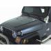 Complete Hood Kit, Satin Stainless Steel, 98-06 Jeep Wrangler