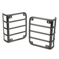 Tail Light Euro Guards, Tex. Black, 07-15 Wrangler