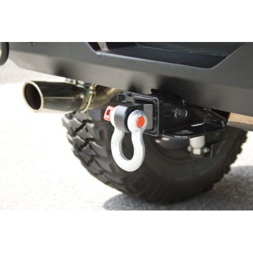 Receiver Hitch D-Ring, Rugged, Ridge, Fits All Class Iii 2-Inch Receiver Hitch Boxes, Universal Application
