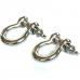 D-Shackles, Stainless Steel, 7/8-Inch