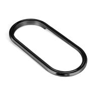 Billet Aluminum Shifter Bezel, Black, Automatic, 07-10 Jeep Wrangler