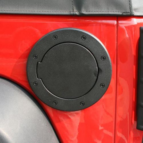 Fuel Cover Black Aluminum JK Wrangler 07-10 Skin Packaging