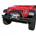 3-Inch Double Tube Front Winch Bumper, 07-14 Jeep Wrangler