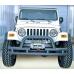 3-Inch Double Tube Front Winch Bumper, Hoop, 76-06 Jeep Models