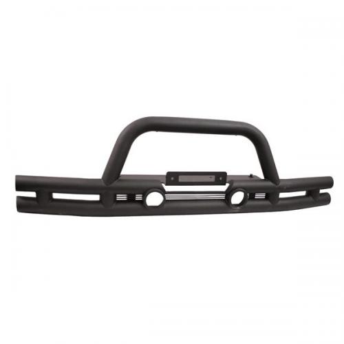3-Inch Double Tube Front Winch Bumper, 07-13 Jeep Wrangler