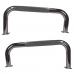 3-Inch Round Tube Side Steps, Stainless Steel, 76-83 Jeep CJ7