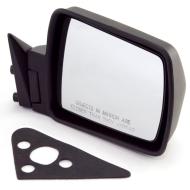 Black Manual Right Side Mirror, 84-96 Jeep Cherokee (XJ)