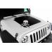 Hood Decal, Skull, 07-15 Jeep Wrangler