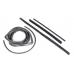 Door Seal Kit for Hardtop Models with Fixed Vent Window, 5 Piece - Right Side