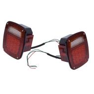 Led Tail Light Set, Jeep CJ 76-86, YJ 87-95, TJ 97-06, Pair