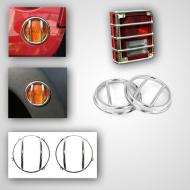 10-Piece Euro Guard Light Kit, Stainless, 07-13 Jeep Wrangler