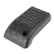 Armrest Cover, Black, Polyurethane; 02-06 Jeep Wrangler TJ/LJ