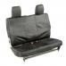 Ballistic Seat Cover, Rear, Black, 2 Door; 07-10 Jeep Wrangler JK
