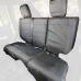 Ballistic Seat Cover, Rear, Black, 4 Door; 07-10 Jeep Wrangler JKU