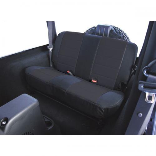 Fabric Rear Seat Covers, 80-95 Jeep CJ & Wrangler