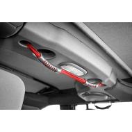 Rear Dual Grab Strap, Red, 07-13 Jeep Wrangler Unlimited (JK)