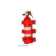 Sport Bar Fire Extinguisher Holder, Red, 55-13 Jeep CJ & Wrangler