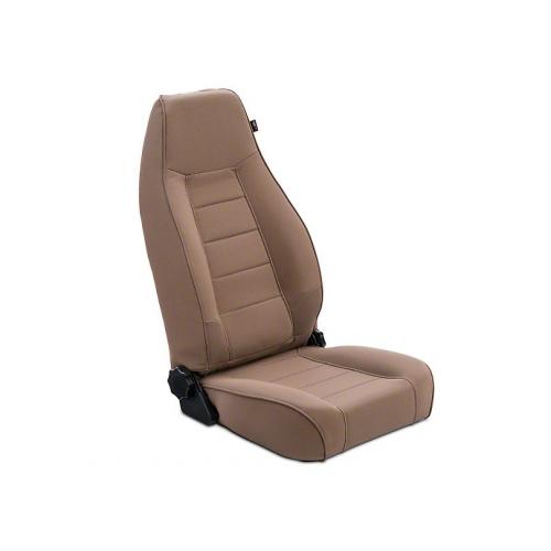 Factory-Style Front Seat, Tan, 76-02 Jeep CJ & Wrangler -  