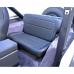 Fold & Tumble Rear Seat, Black, 76-95 Jeep CJ & Wrangler