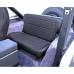 Fold & Tumble Rear Seat, Black Denim, 76-95 Jeep CJ & Wrangler