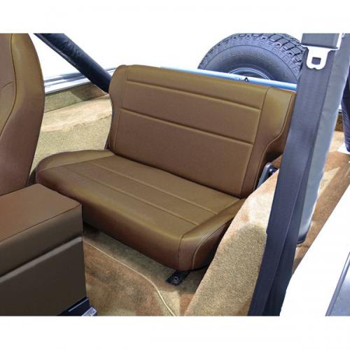 Fold & Tumble Rear Seat, Spice, 76-95 Jeep CJ & Wrangler