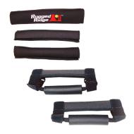 Grab Handle Kit, Black, 97-06 Jeep TJ, LJ Wrangler