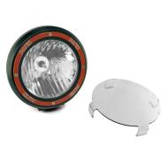 Hid Off Road Fog Light, 7-Inch Round Black, Composite Housing,  Rugged Ridge