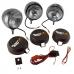 Hid Off Road Fog Light Kit, Three Lights W/ Wiring Harness, 6-In Round Stainless Steel, Rugged Ridge