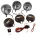 Hid Off Road Fog Light Kit, Three Lights W/ Wiring Harness, 5-In Round Stainless Steel, Rugged Ridge