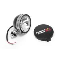 Off Road Fog Light, 6-In Round Black, 100W, Rugged Ridge