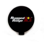 Off Road Light Cover, 6-Inch Black Slim, Rugged Ridge, Each