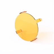 3.5-Inch LED Light Cover, Round, Amber