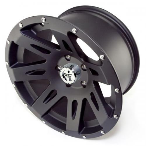 Aluminum Wheel, Black Satin, 17 inch X 9 inches